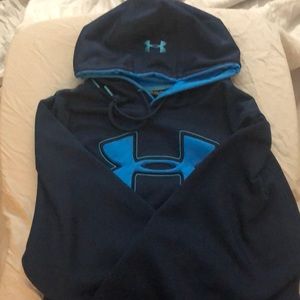 Under Armour Blue Hooded Sweatshirt